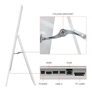 Latest 32 inch portable floor stand digital signage kiosk lcd advertising display
