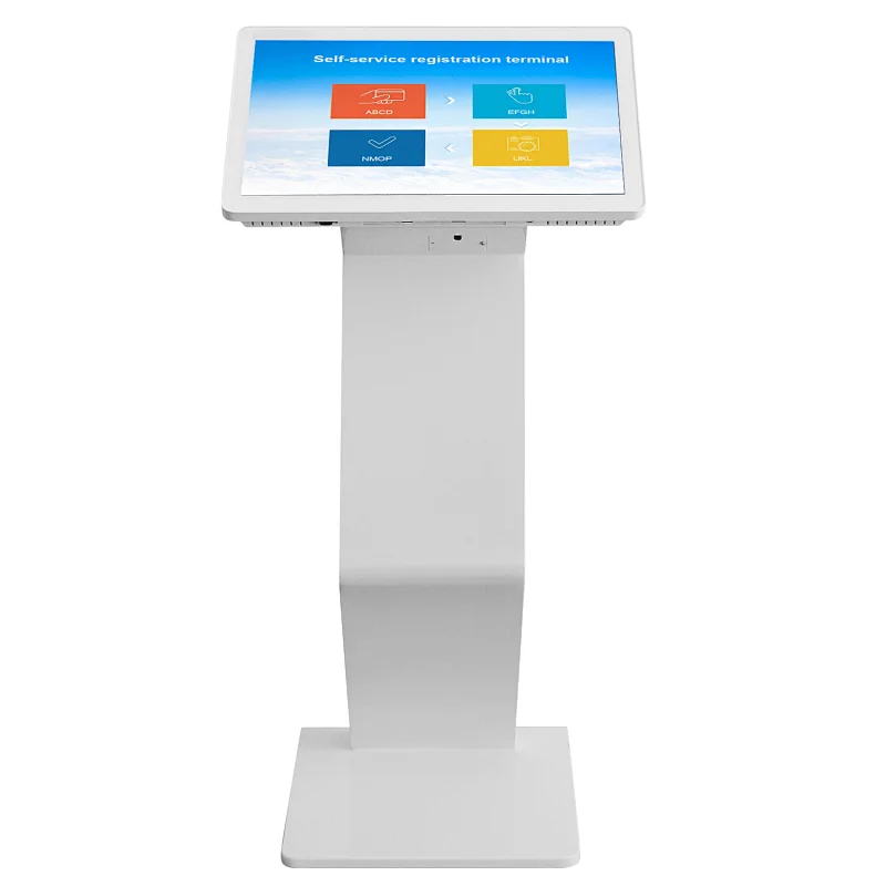 sensitive touch information printer shopping mall advertising touch screen kiosk