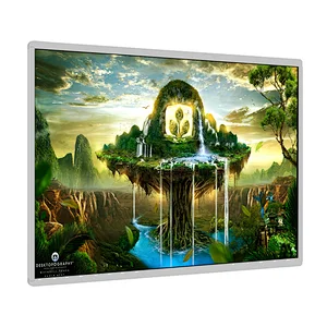 Wall hanging 65 inch multi - scene advertising hd led smart playback panel pc