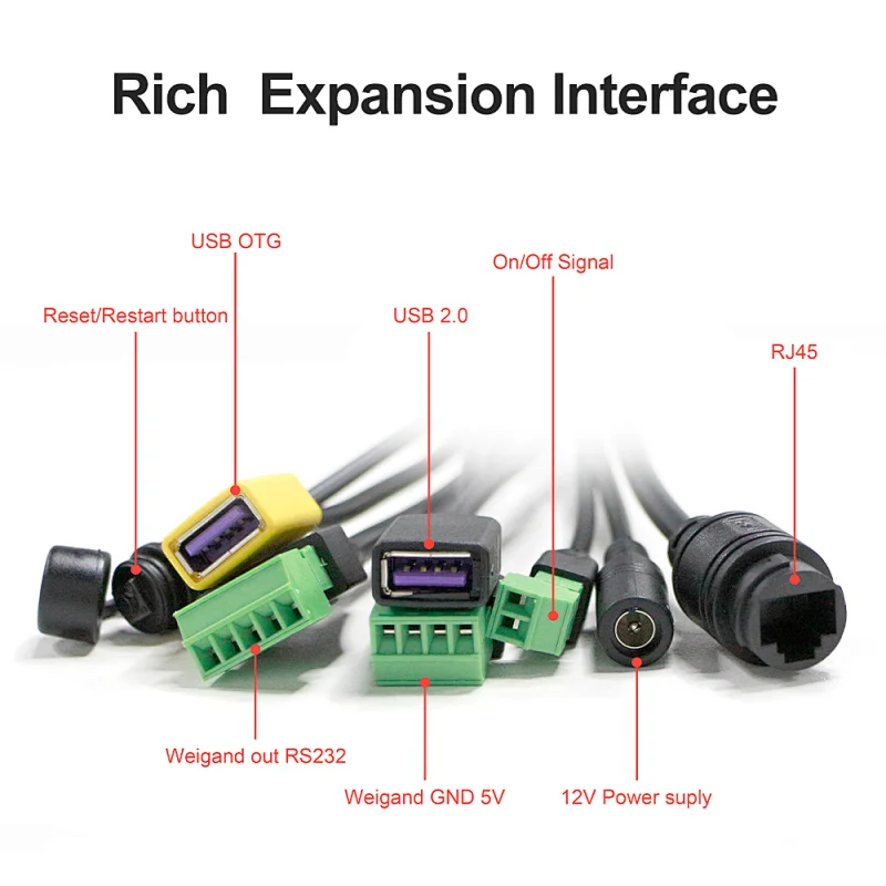 Time Attendance Recording Facial Recognition Thermal Imaging Scanner Camera Face Access Control System