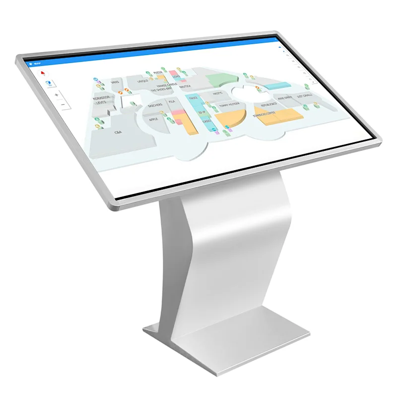 43 inch shopping mall interactive projector Infrared touch screen Information search kiosk