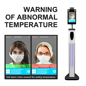 Time Attendance Recording Facial Recognition Thermal Imaging Scanner Camera Face Access Control System