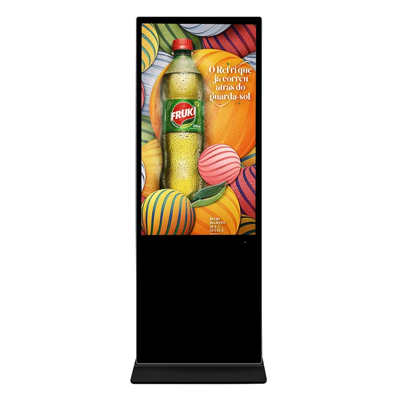 Floor standing indoor commercial digital lcd screen advertising display board