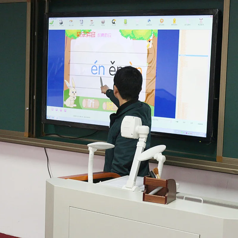 Latest camera style internet meeting Optical Lcd Smart Interactive Whiteboard