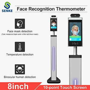 Ready to ship Wholesale Digital Infrared Ther mometer Face Recognition Body Tempe Detecting Machine