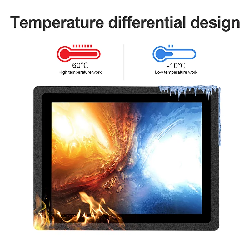 8 inch capacitive touch screen N2830/2G/32G  industrial all in one pc
