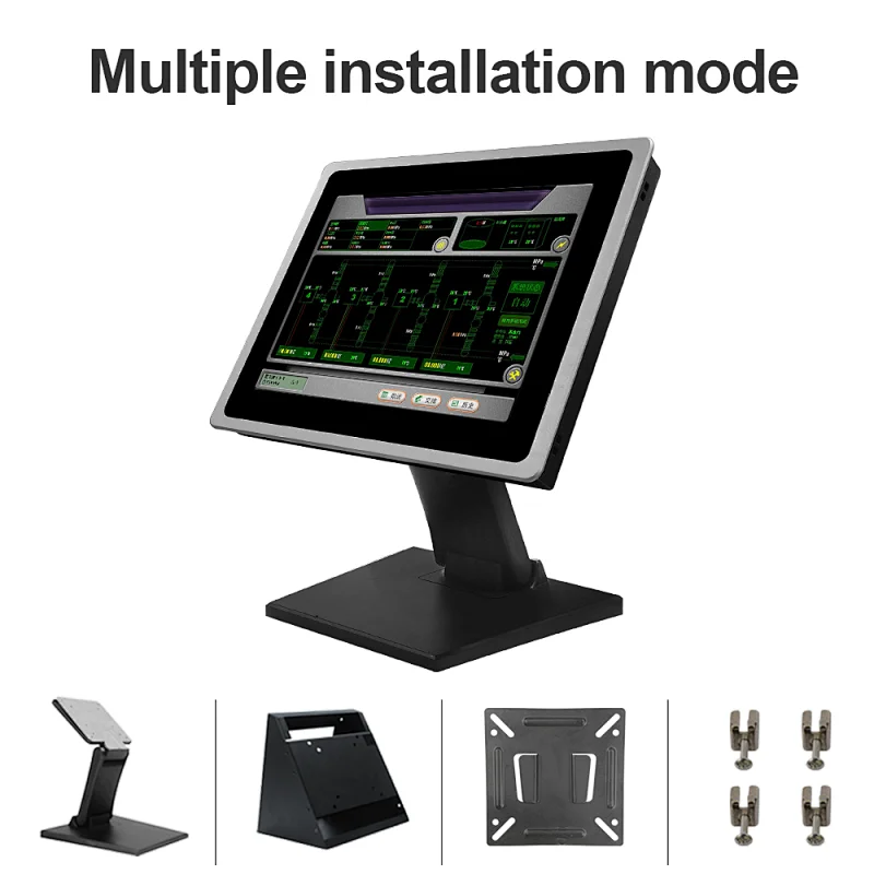 Factory sales 19 Inch Mini Free Stand Square Screen Industrial Computer All In One PC