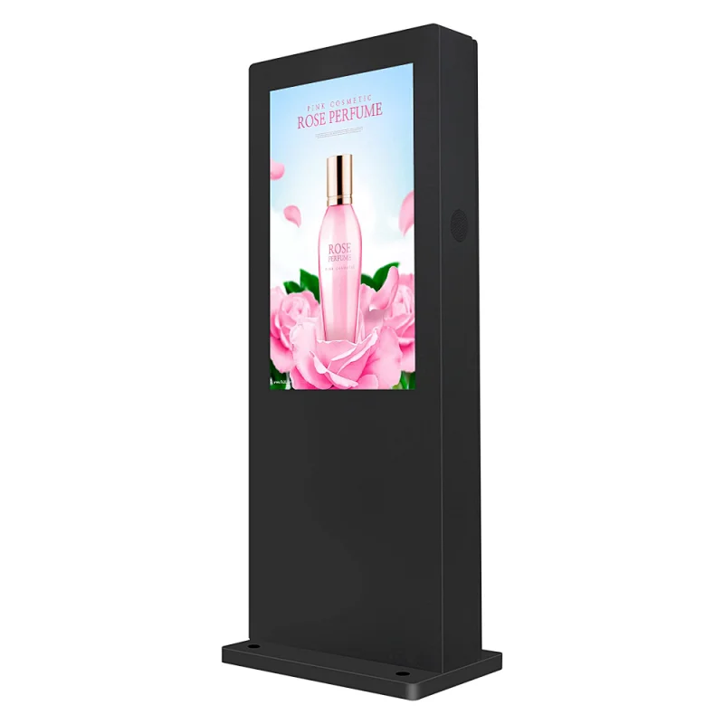Floor standing 65 inch big size outdoor waterproof lcd screen advertising display digital signage totems