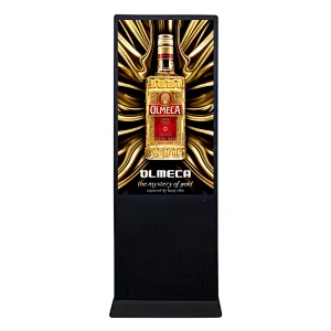 Indoor floor stand commercial lcd advertising display kiosk display screen