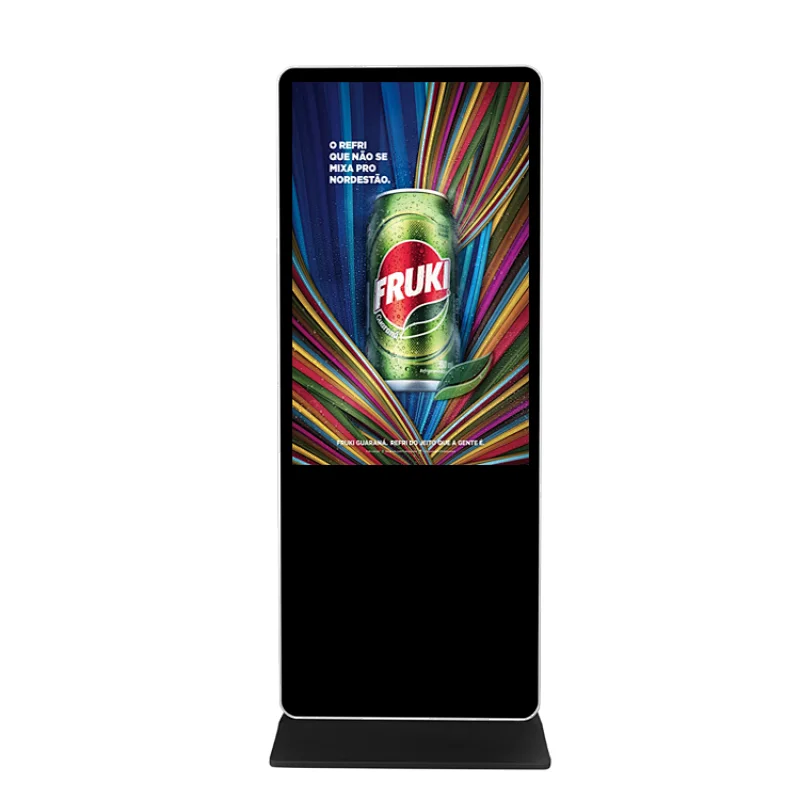 free standing infrared touch screen android interactive advertising player