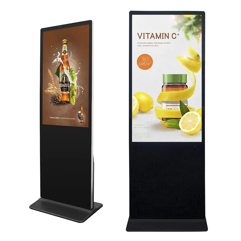 Capacity touch screen High Resolution Led Display Stand Digital Advertising Display