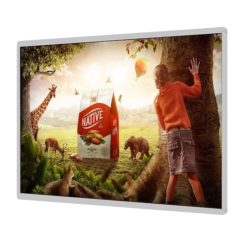 Hot Sale Full HD Display supermarket Vertical Digital Advertising Ad Screen Kiosk