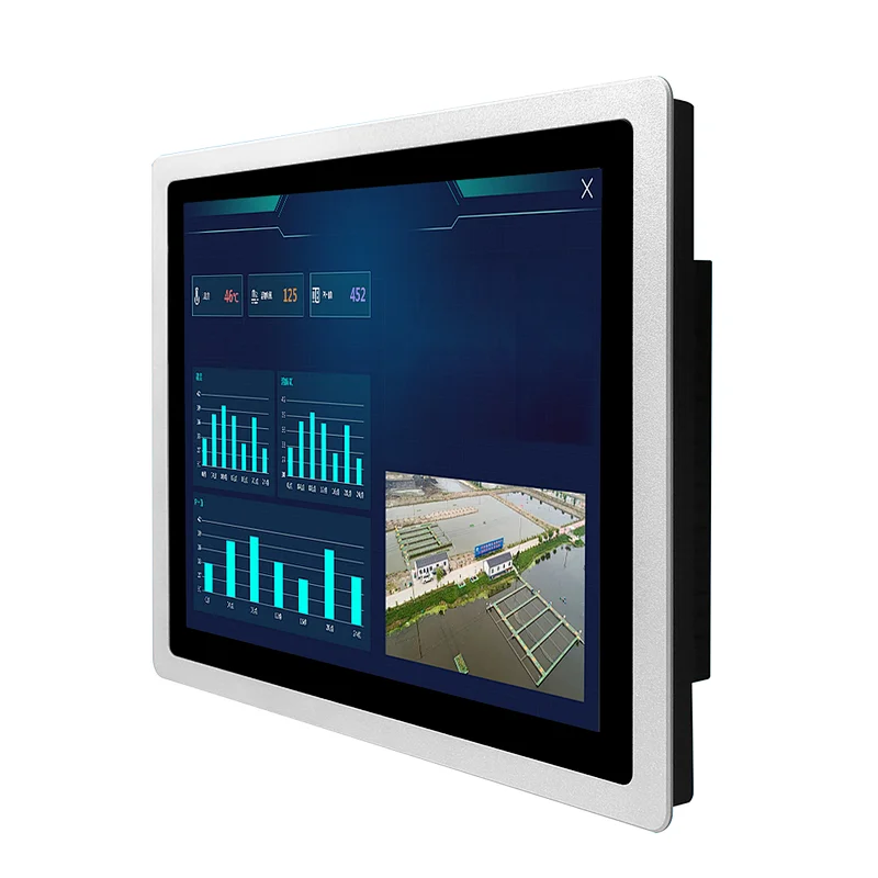 19 inch capacitive multi-touch Industrial touch HMI monitor displays