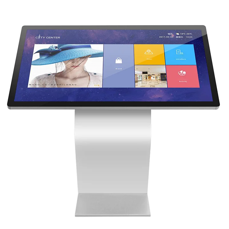 high definition horizontal self-service printing coin dispenser atm touch screen infomation kiosk