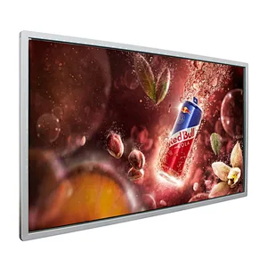 Indoor wall mounting Interactive LCD Advertising display