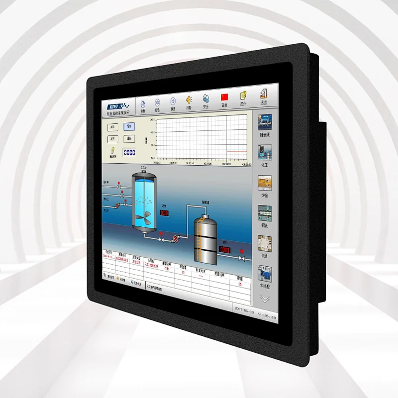 8 inch capacitive touch screen N2830/2G/32G  industrial all in one pc