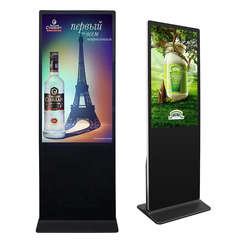 Capacity touch screen High Resolution Led Display Stand Digital Advertising Display