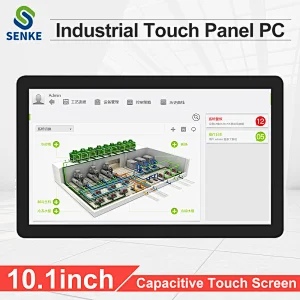 10.1 inch window Mini Touchscreen pc Wall Hanging touch all in one computer