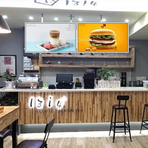 55 inch wall mounted indoor lcd digital signage advertising display