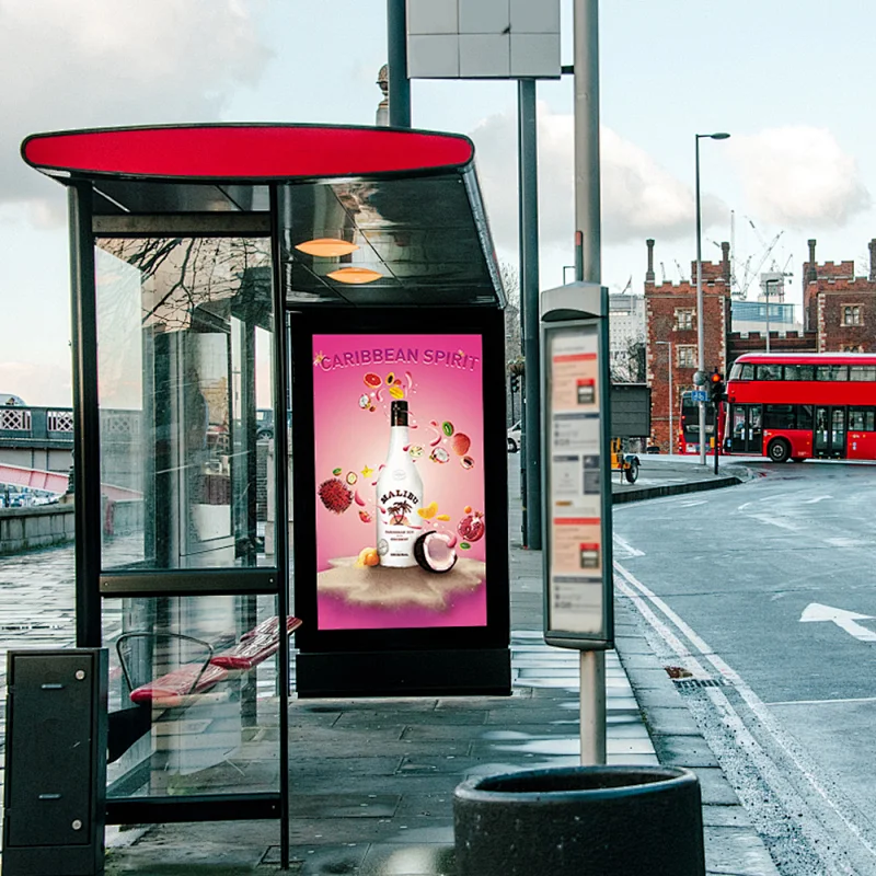 32 inch outdoor free stand advertising led display screen digital signage kiosk
