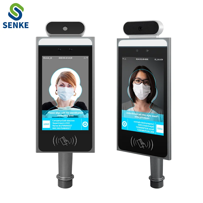 Human Body Temperature Face Recognition Access Control Thermal Temperature Measurement Camera