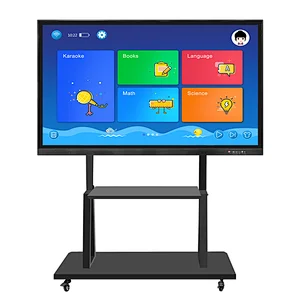 Multi touch 55"-86" inch electronic IR interactive smart board no projector interactive whiteboard