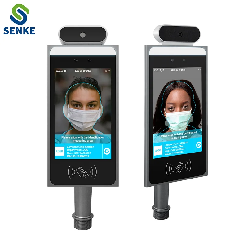 Human Body Temperature Face Recognition Access Control Thermal Temperature Measurement Camera