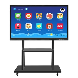 Guangzhou 55 inch all in one pc computer IR touch screen interactive whiteboard
