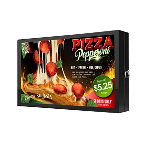 Outdoor wall mounted advertising digital display led screens no touch digital signage
