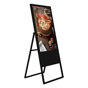 Indoor outdoor Floor Standing Digital no touch screen Advertising Portable Display