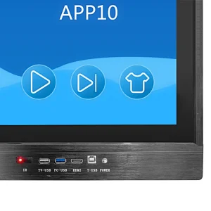 Guangzhou 55 inch all in one pc computer IR touch screen interactive whiteboard