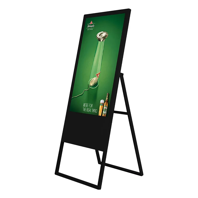 43 Inch Floor Stand capacitive Remote Digital Signage Player 4g Led Screen Advertising Display