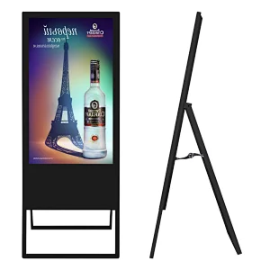 43 Inch Floor Stand capacitive Remote Digital Signage Player 4g Led Screen Advertising Display