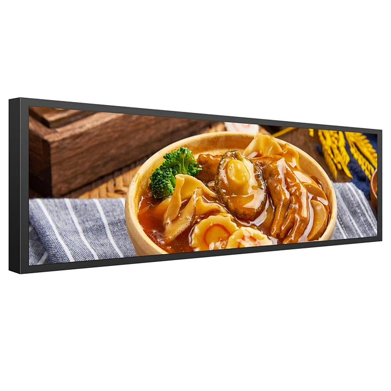SENKE Ready To Ship Embedded ultra wide touch screen bar lcd screen monitor digital signage led