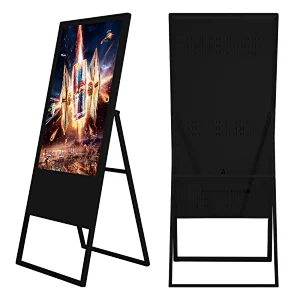 Indoor capacitive Portable display lcd digital signage totem lcd advertising display