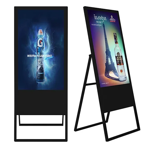 Indoor capacitive Portable display lcd digital signage totem lcd advertising display