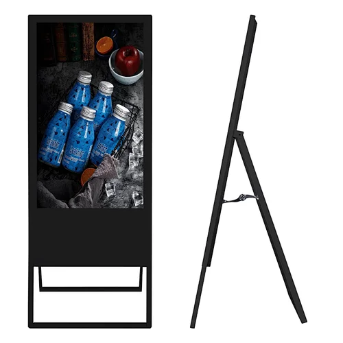Hot selling Export 49 Inch Portable Free Standing Led Displays Street Advertising Screen Player