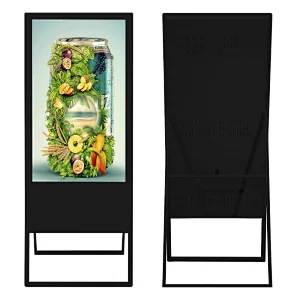 Indoor capacitive Portable display lcd digital signage totem lcd advertising display