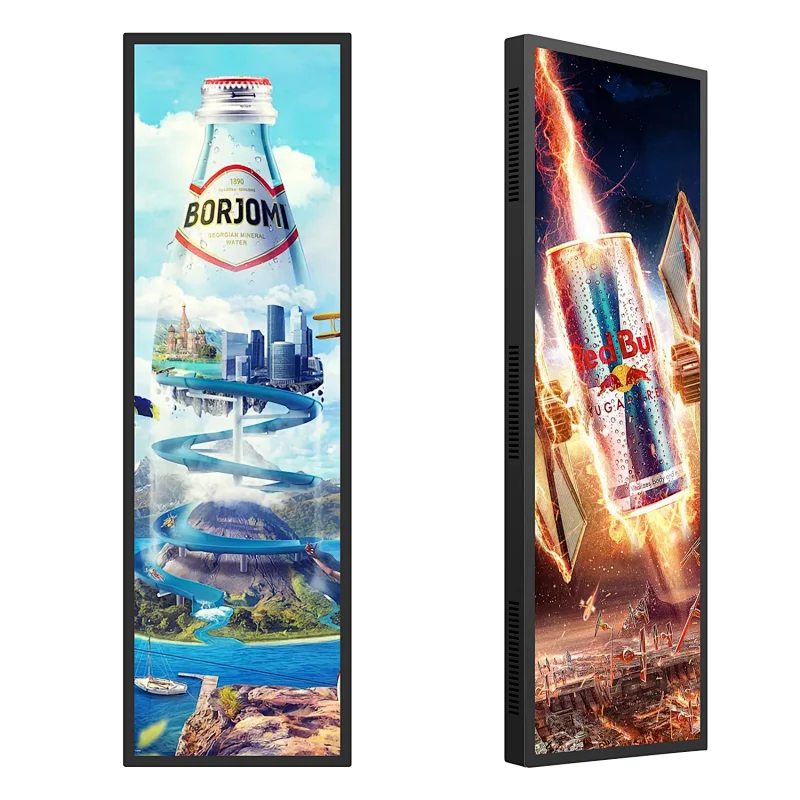 24 Inch Embedded Ultra-Wide advertising Led Panel Indoor Touch Screen Stretched Monitor