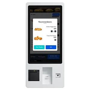Wholesale Factory Price touch screen ordering payment self-service terminal kiosk