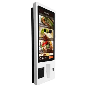 27 inch pos system scanner credit card payment self ordering machine touch interactive self service kiosk