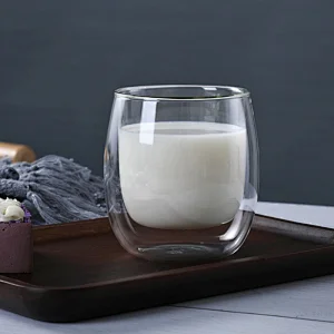 Food Safe Double Wall Pyrex Glass Latte Glass Coffee Cup Espresso cups