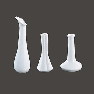 Wholesale Factory Various Elegant white Ceramic Porcelain Flower Vase
