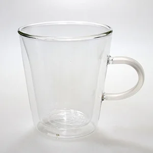 2020 hot selling  elegant reusable double wall glass coffee cup