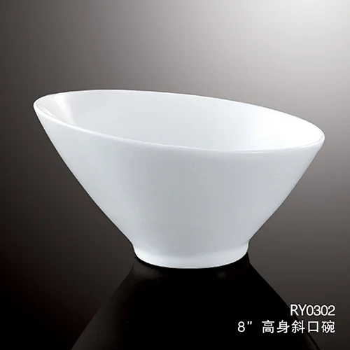 Wholesale hotel used buffet dinner plate white porcelain ceramic sauce bowl