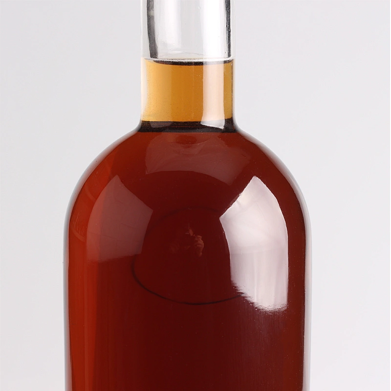 high quality 750ml glass bottle , tequila bottle with long neck