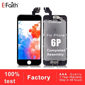 5.5 Inch LCD Assembly with Steel Plate for iPhone 6 Plus