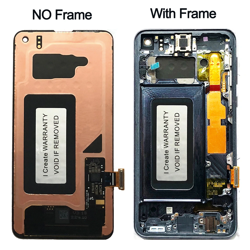samsung galaxy s10e display with/without frame