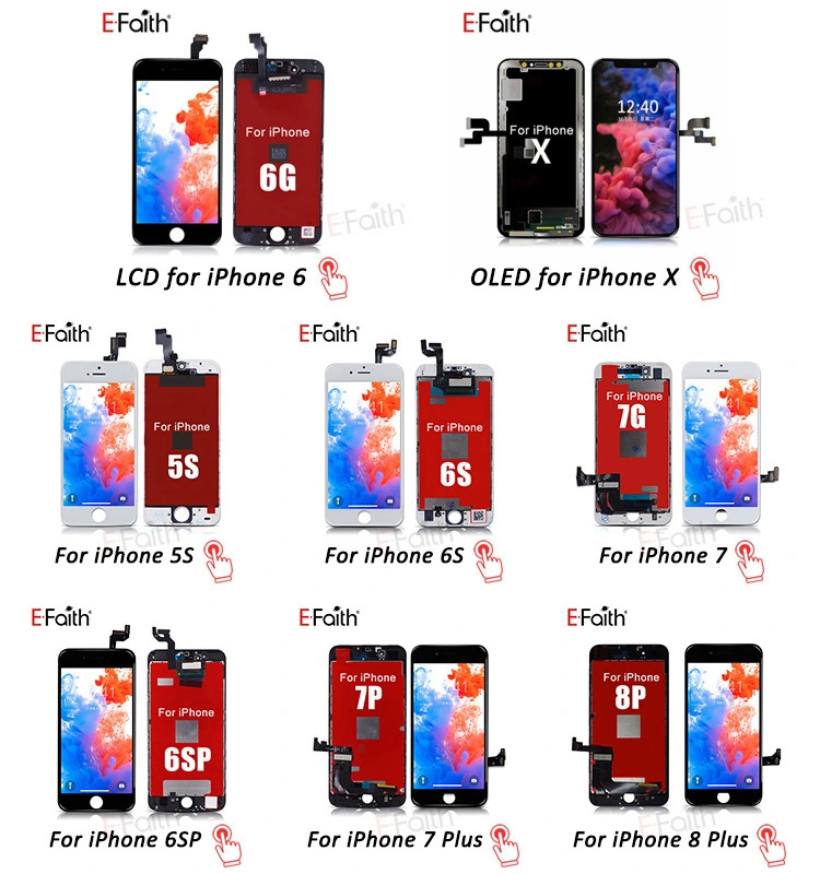 Flexible GX EF Flexible OLED LCD Display Replacement Touch Screen for iPhone XS