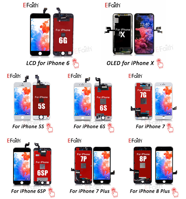 High Quality LCD Screen Replacement Touch Screen Display for iPhone 7 Plus